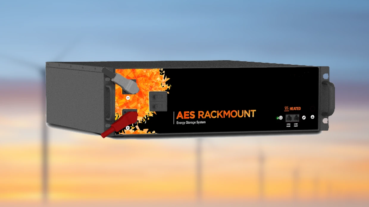 AES rack mount batteries