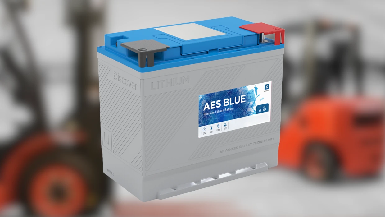 Remote access on the go: AES Blue LiFePO₄